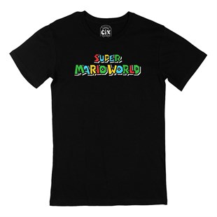 Super Mario World Siyah Tişört
