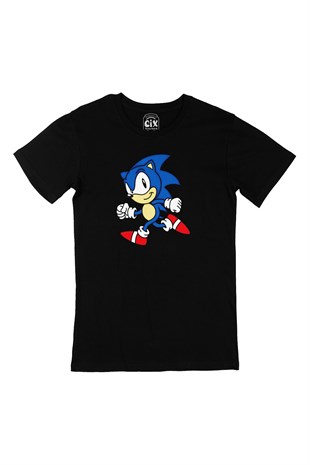 Super Sonic Siyah Tişört