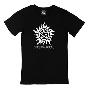 Supernatural Siyah Tişört