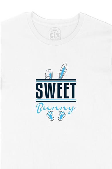 Sweet Bunny Tavşan Beyaz Tişört