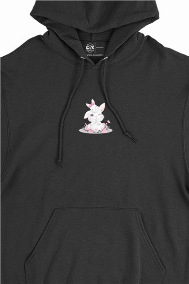 Tavçan Minimal Kapşonlu Sweatshirt Hoodie