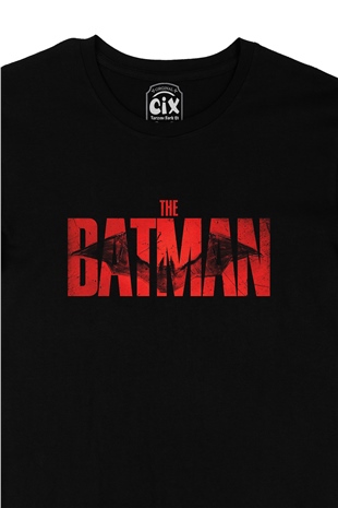 The Batman Baskılı Siyah Tişört