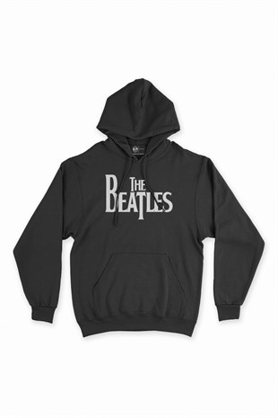 The Beatles Siyah Kapşonlu Sweatshirt Hoodie