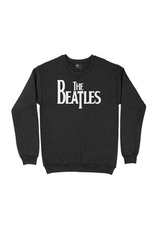 The Beatles Siyah Sweatshirt