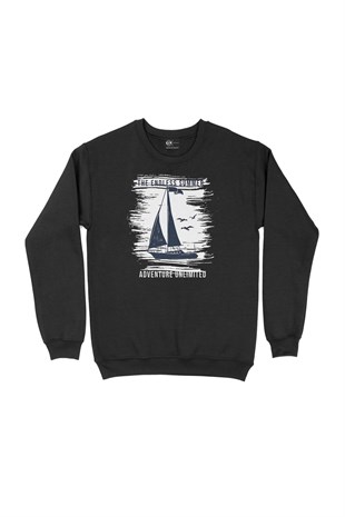 The Endless Summer Siyah Sweatshirt