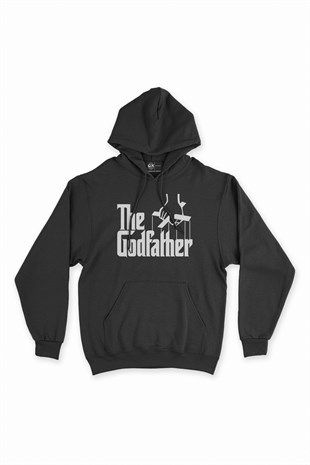 The Godfather Siyah Kapşonlu Sweatshirt Hoodie