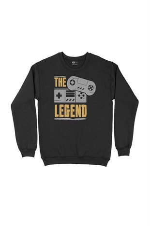 The Legend Siyah Sweatshirt