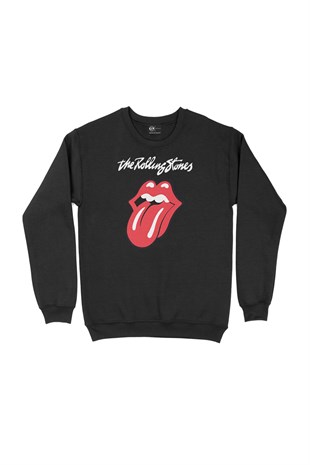 The Rolling Stones Siyah Sweatshirt