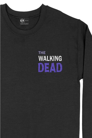 The Walking Dead Cep Tasarım Baskılı Sweatshirt