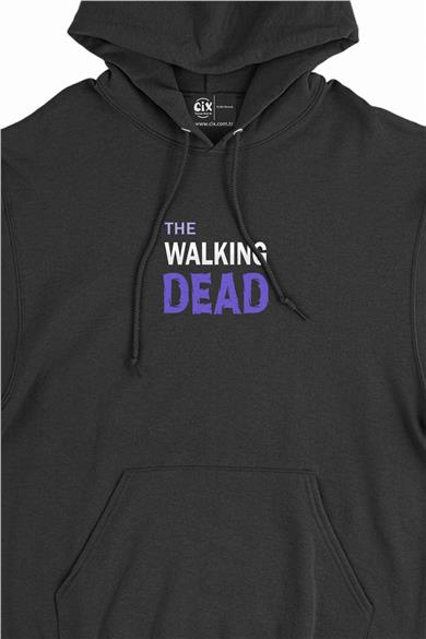 The Walking Dead Minimal Kapşonlu Sweatshirt Hoodie