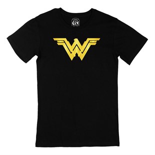 The Wonder Woman Siyah Tişört