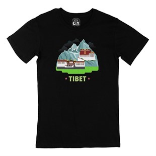 Tibet Siyah Tişört