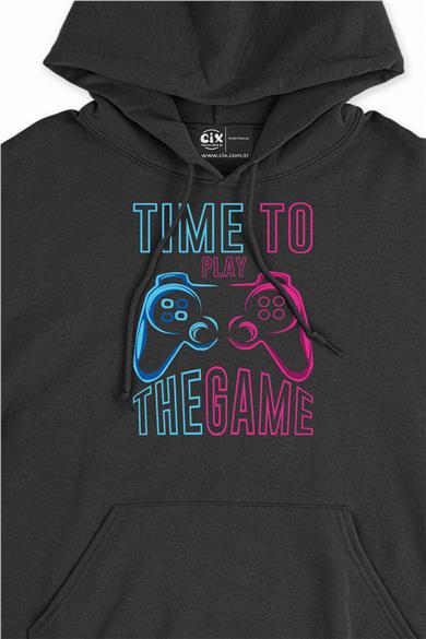 Time To Play The Game Kapşonlu Sweatshirt Hoodie