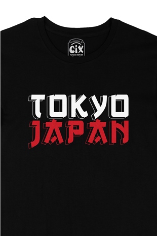 Tokyo Japan Siyah Tişört