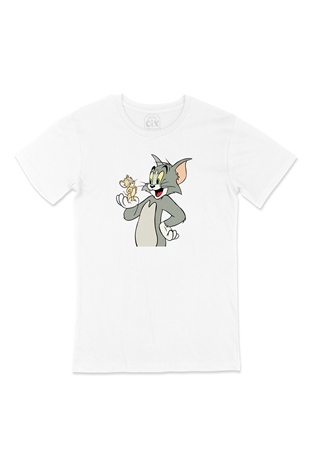 Tom Jerry Kedi Fare Tişört