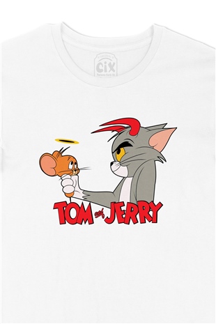 Tom Jerry Yakalanış Tişört
