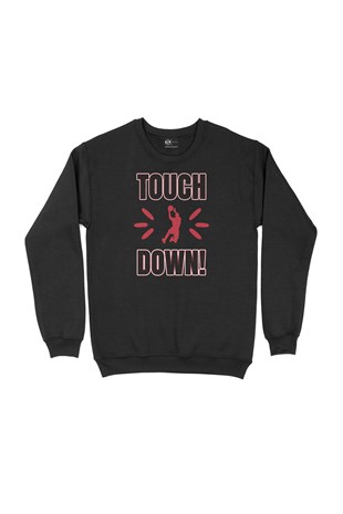 Touch And Down Basketball Siyah Sweatshirt