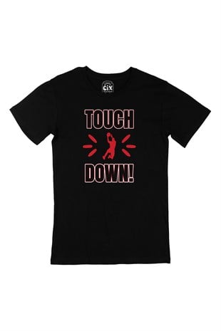 Touch And Down Basketball Siyah Tişört