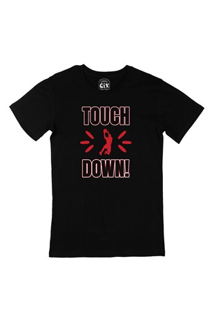 Touch And Down Basketball Siyah Tişört
