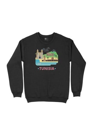 Tunus Siyah Sweatshirt