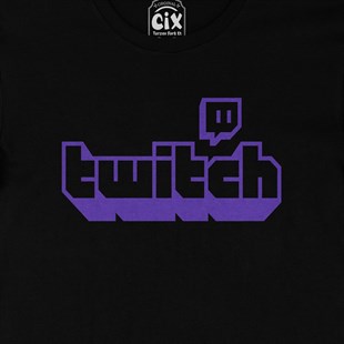 Twitch Siyah Tişört