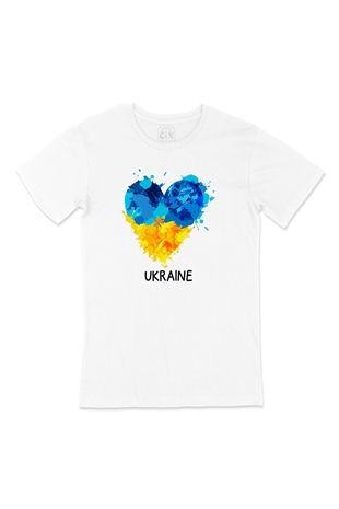 Ukraine Ukrayna Kalpli Tişört