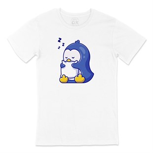 Uykucu Penguen Tişört