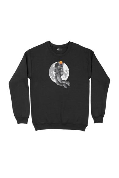 Uzaylı Astronot Basketbolcu Sweatshirt