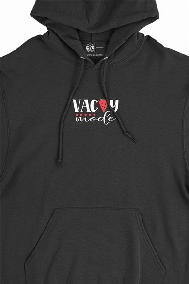Vacay Mode Minimal Kapşonlu Sweatshirt Hoodie