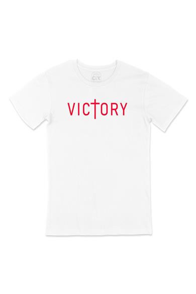 Victory Zafer Beyaz Tişört
