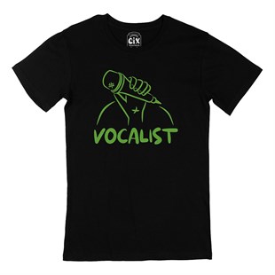 Vokalist Siyah Tişört