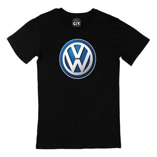 Volkswagen Logolu Siyah Tişört