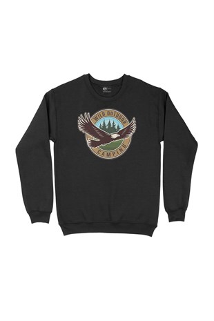 Wild Outdoor Siyah Sweatshirt