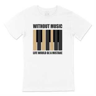 Without Music Tişört