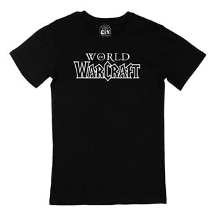 World Of Warcraft Yazılı Siyah Tişört