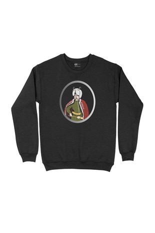 Yavuz Sultan Selim Siyah Sweatshirt