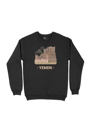 Yemen Siyah Sweatshirt