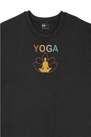YOGA Siyah Sweatshirt