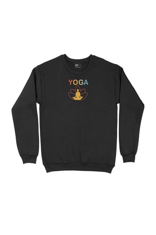 YOGA Siyah Sweatshirt