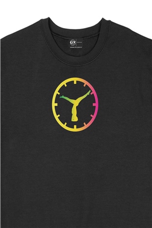 Yogo Saati Siyah Sweatshirt