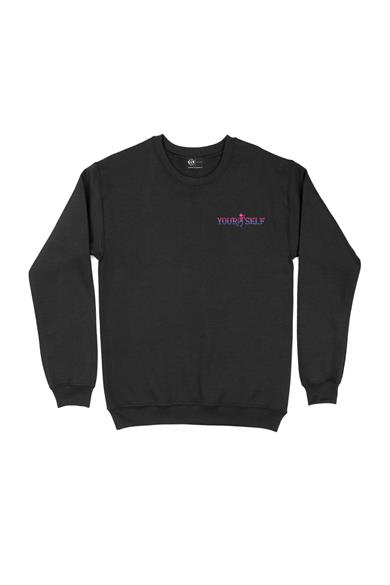 Yourself İskeletli Cep Tasarım Baskılı Sweatshirt
