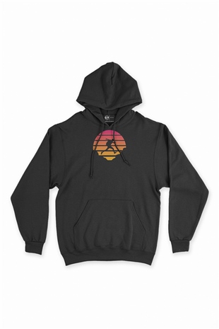 Yürüyüş Hiking Siyah Sweatshirt Hoodie