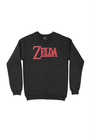Zelda Siyah Sweatshirt