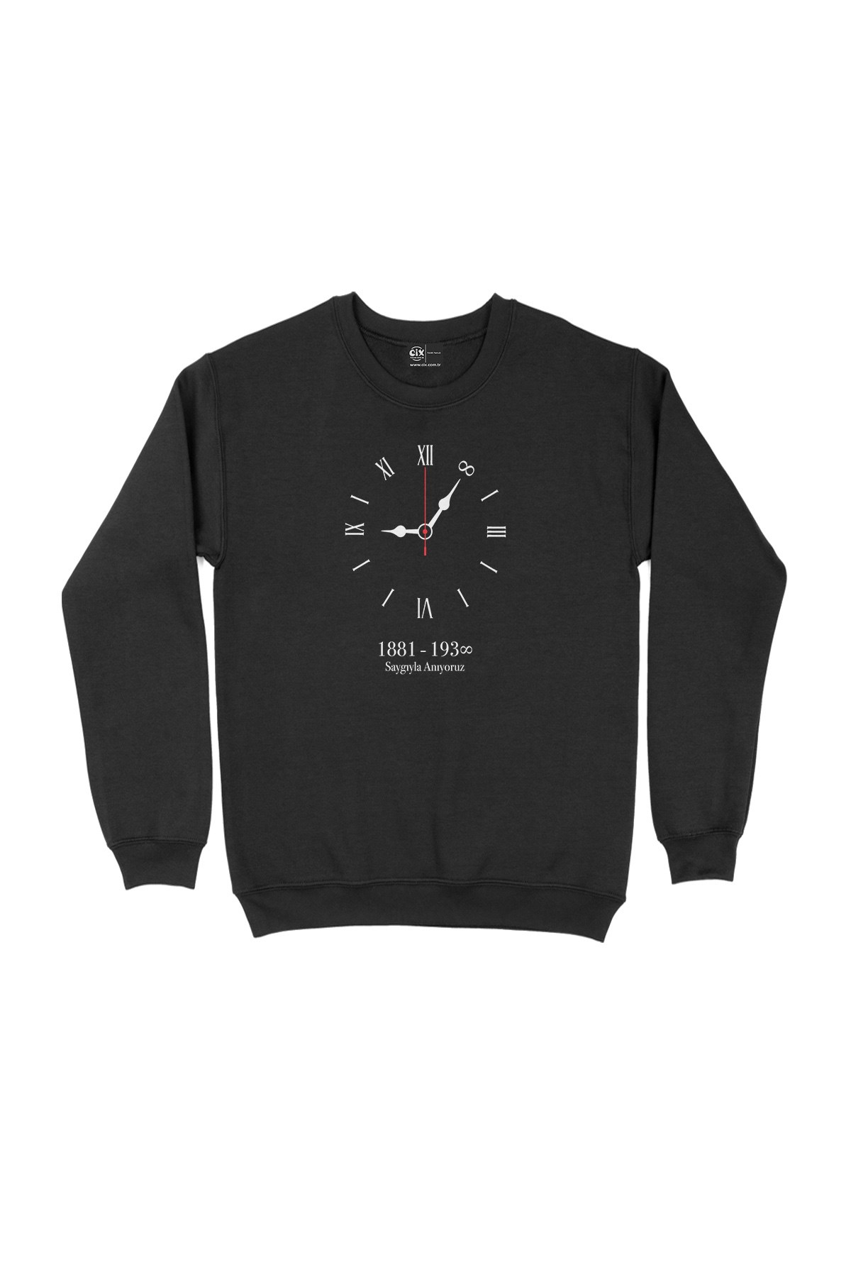 10 Kasım Atatürk Zaman Durdu Sweatshirt