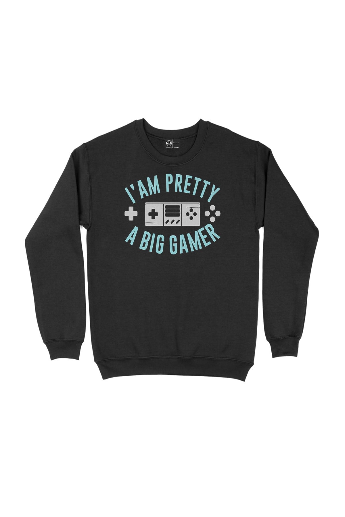 A big Gamer Siyah Sweatshirt