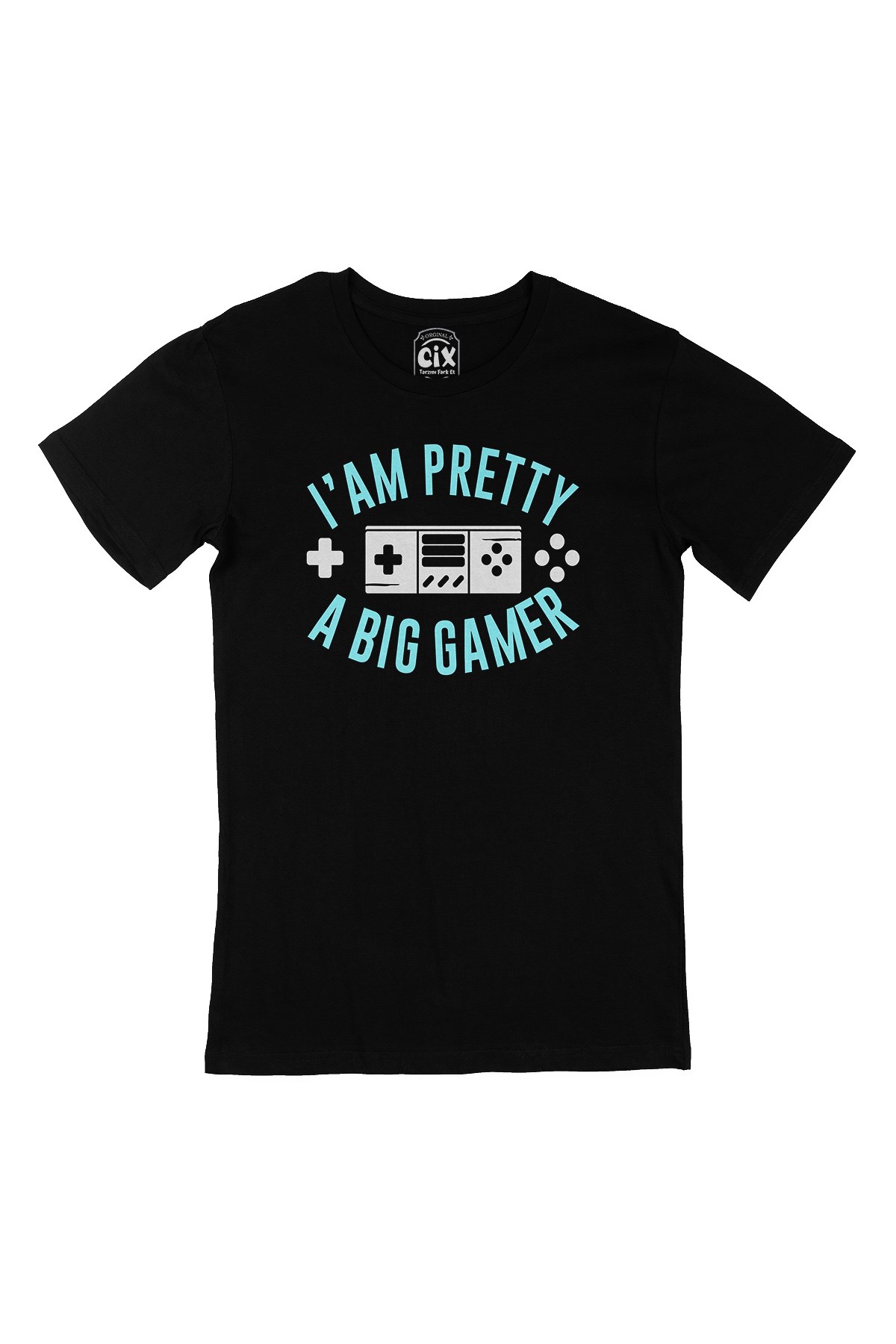 A big Gamer Siyah Tişört