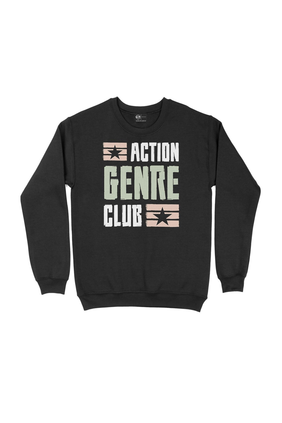 Action Genre Club Siyah Sweatshirt