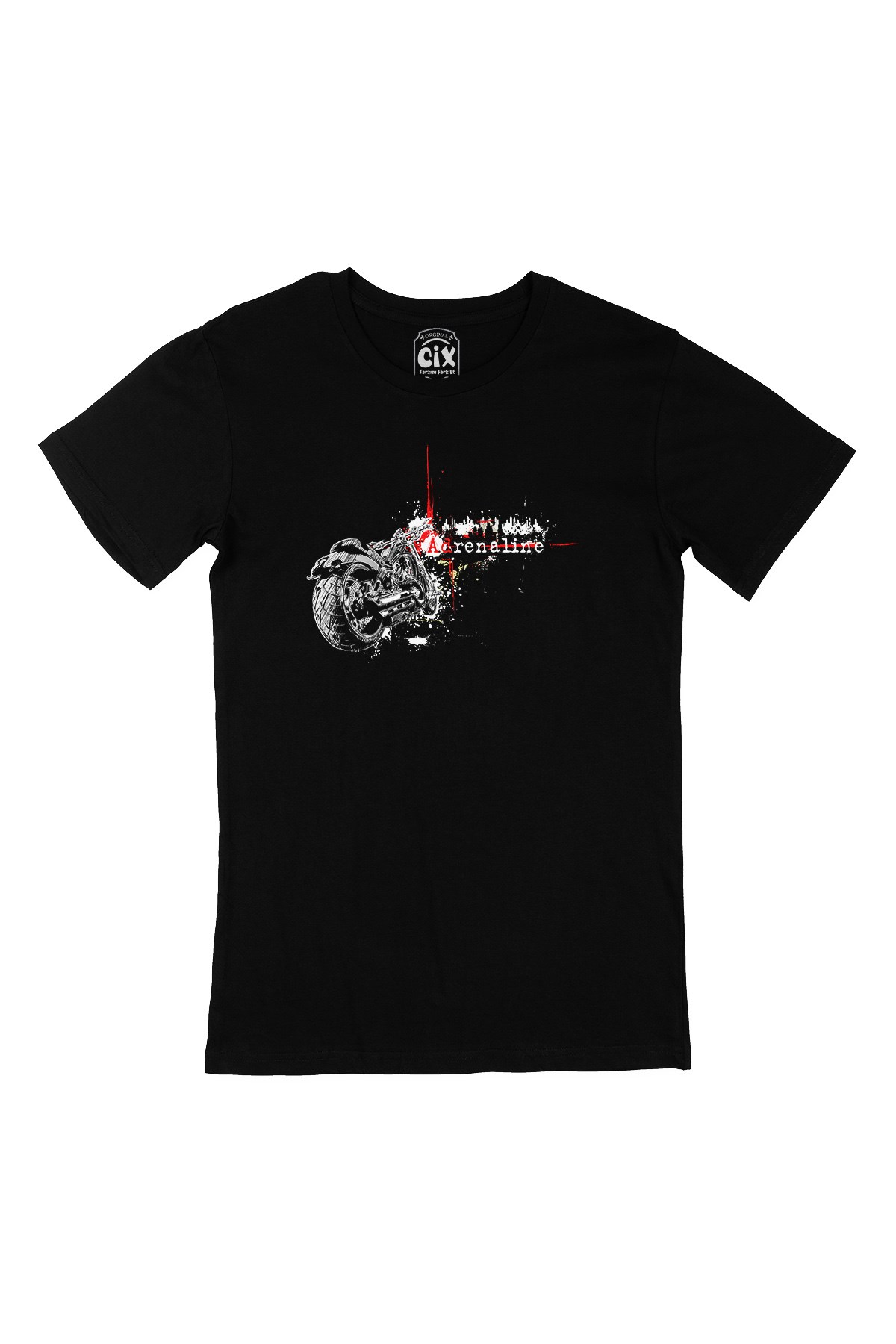 Adrenaline Motor Sport Siyah Tişört