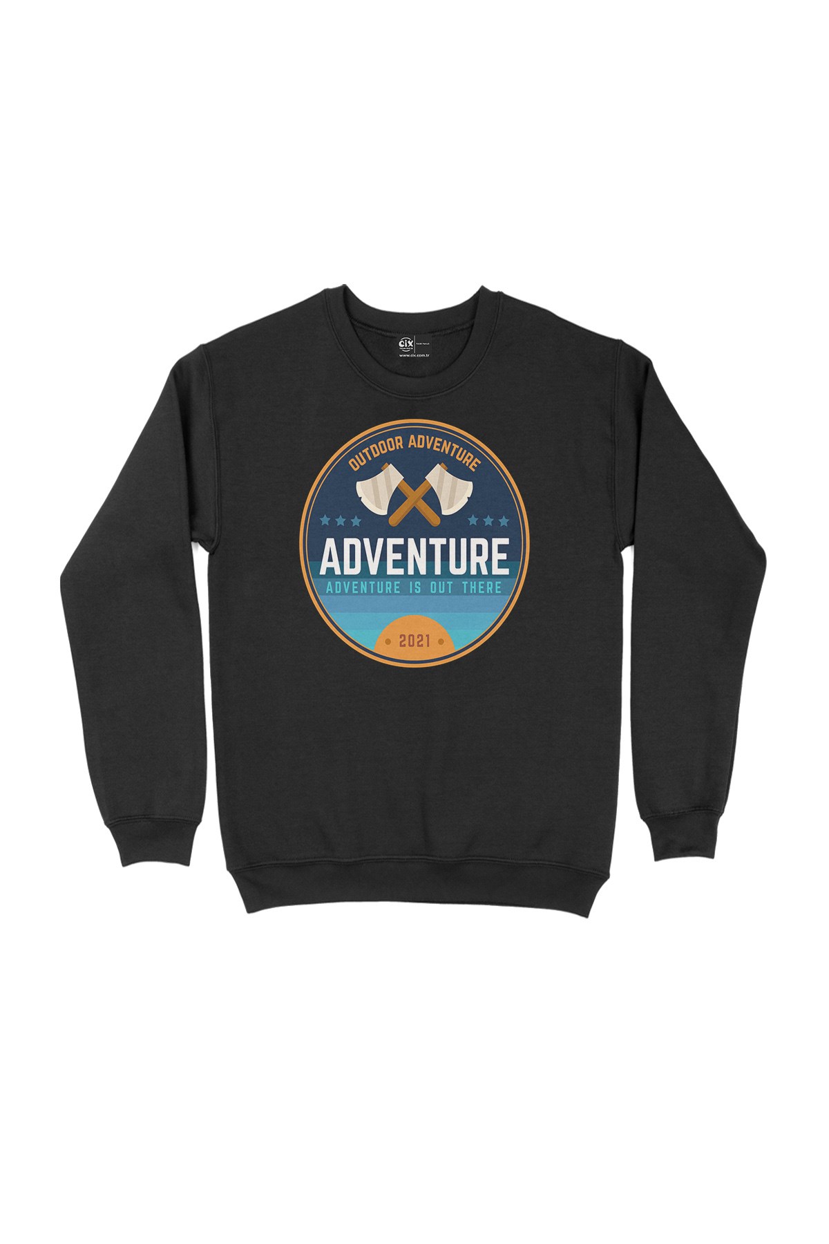 Adventure 2021 Siyah Sweatshirt
