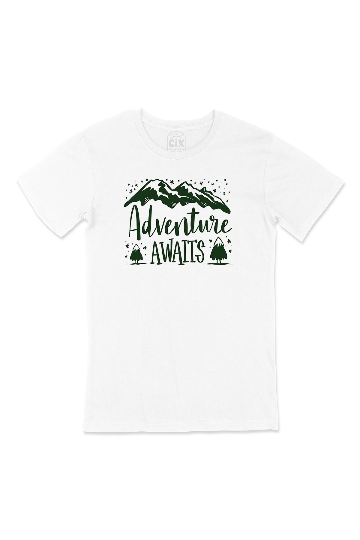 Adventure Awaits Yeşil Tişört